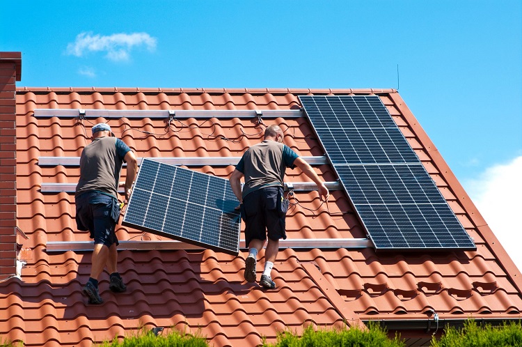 solar panel installation