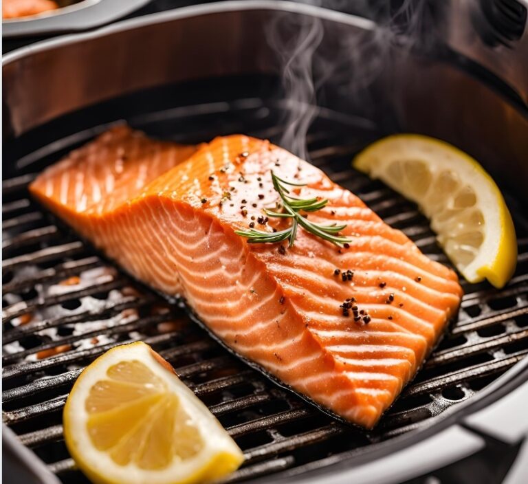 Frozen Salmon in Air Fryer