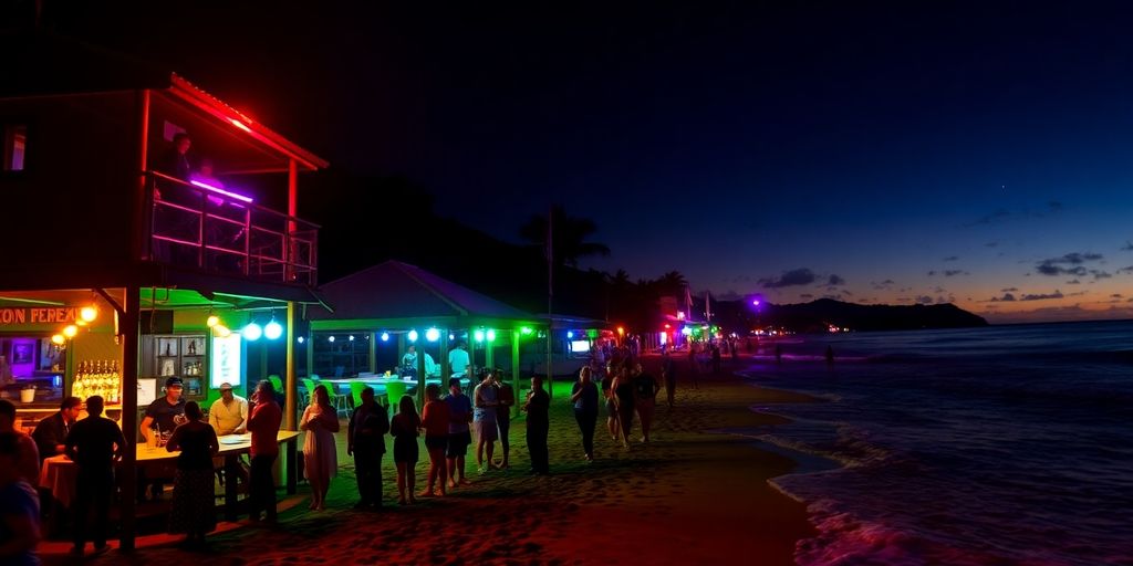 Nightlife on the Island