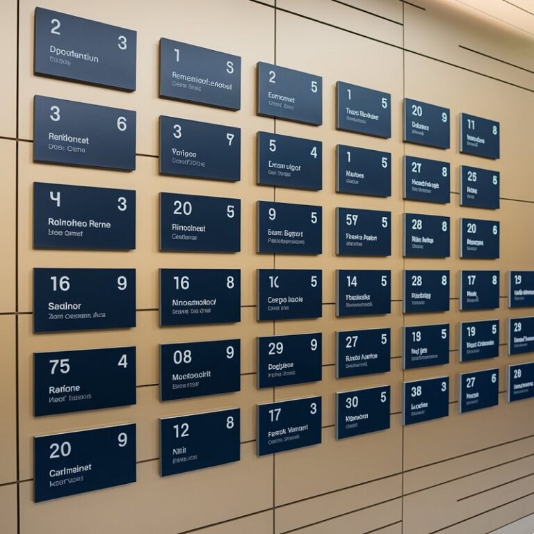 Wall Directory Signs Guide