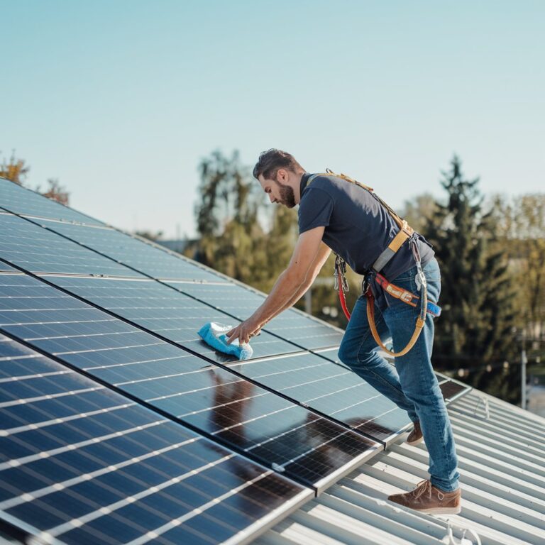 How to Clean Solar Panels